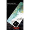Miniatyrbillede 11 af 11: iPhone 11 Marble Shell 9H hærdet glas bagside glas bagside V2