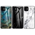 Miniatyrbillede 1 af 11: iPhone 11 Marble Shell 9H hærdet glas bagside glas bagside V2