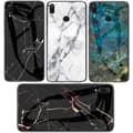 Miniatyrbillede 1 af 11: Xiaomi Redmi Note 7 Marble Shell 9H hærdet glas bagside glas bagside V2