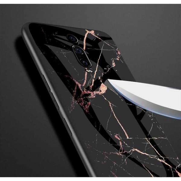 Xiaomi Mi 9T / 9T Pro Marmorskal 9H Härdat Glas Baksida Glassback V2
