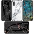 Miniatyrbillede 1 af 11: Samsung A50 Marble Shell 9H hærdet glas bagside Glassback V2