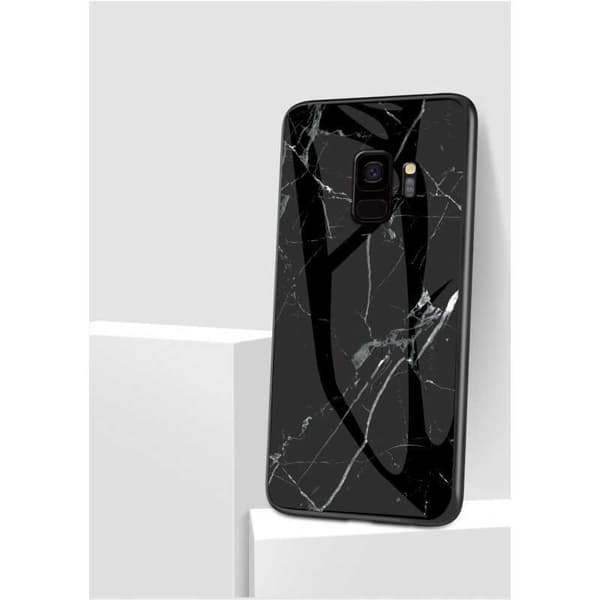 Samsung S9 Plus Marmorskal 9H Härdat Glas Baksida Glassback V2