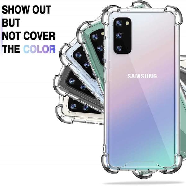 Samsung S20 Stødabsorberende Silikone Shell Shockr