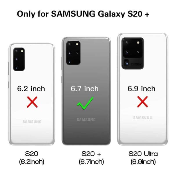 Samsung S20 Plus stødabsorberende silikone Shell Shockr