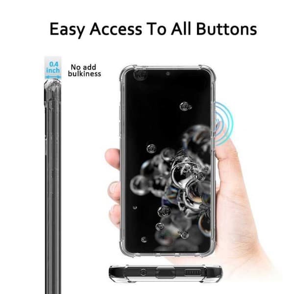 Samsung S20 Ultra stødabsorberende silikone Shell Shockr
