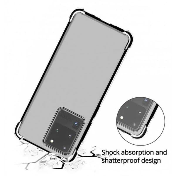 Samsung S20 Ultra stødabsorberende silikone Shell Shockr