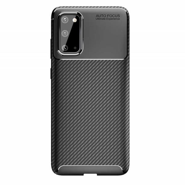 Samsung Galaxy S20 Plus Iskunkestävä ohut suojus FullCarbon V4