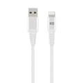 Miniatyrbillede 1 af 2: XQISIT USB till Lightning Kabel Flätad Extra Stark 2 m Hvid