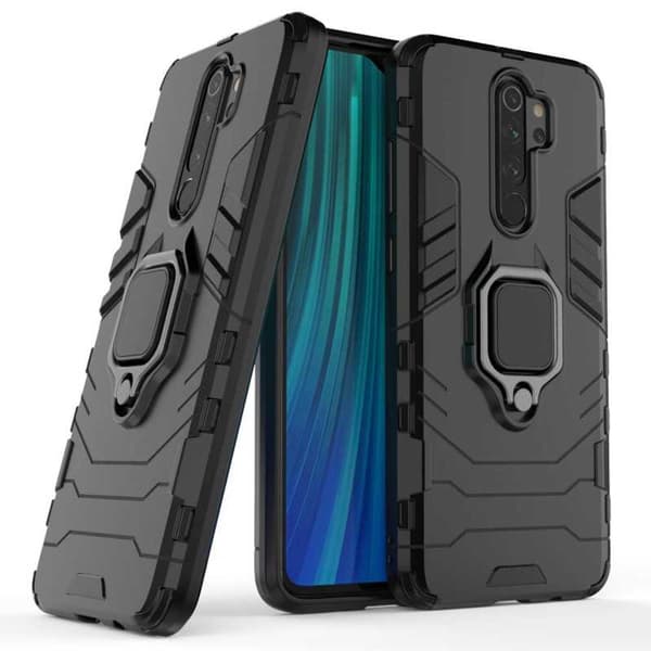 Xiaomi Redmi Note 8 Pro iskunkestävä suojus rengaspidikkeellä ThinArmor