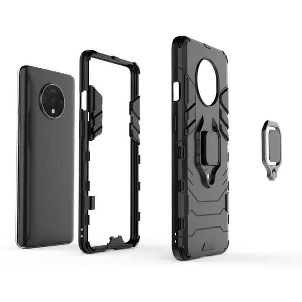 OnePlus 7T Stöttåligt Skal med Ringhållare ThinArmor