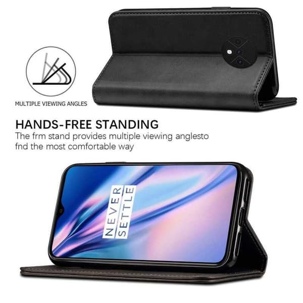 OnePlus 7T Plånboksfodral PU-Läder 4-FACK