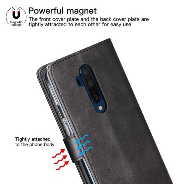 OnePlus 7T Pro Plånboksfodral PU-Läder 4-FACK