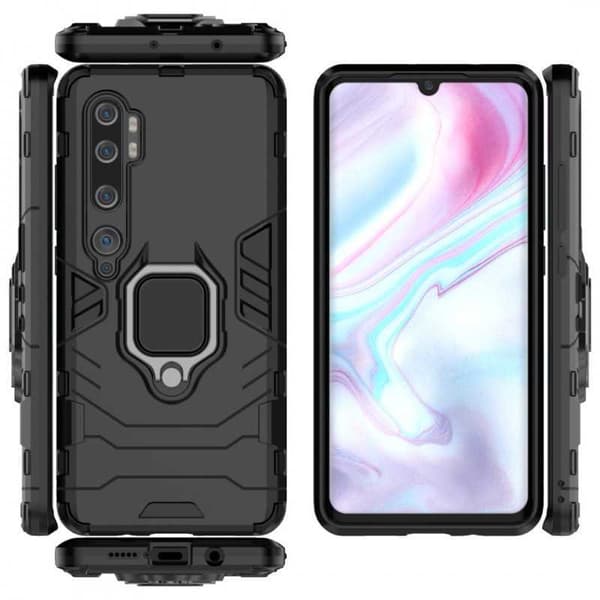 Xiaomi Mi Note 10 / 10 Pro Stødsikkert dæksel med Ring Holder ThinArmor