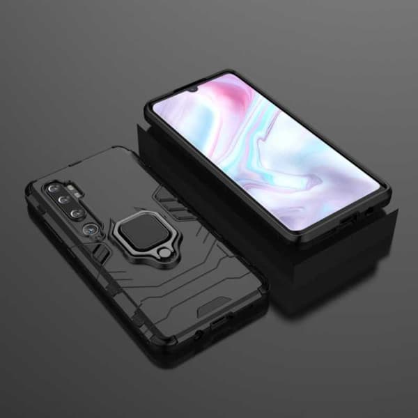 Xiaomi Mi Note 10 / 10 Pro Stødsikkert dæksel med Ring Holder ThinArmor