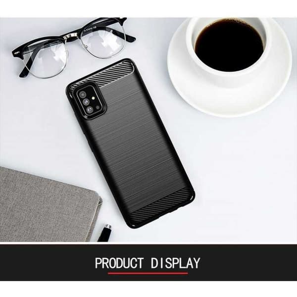 Samsung Galaxy A51 iskunkestävä SlimCarbon kotelo