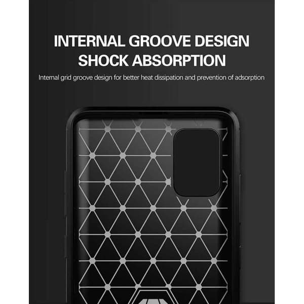 Samsung Galaxy A71 Shockproof Shell SlimCarbon