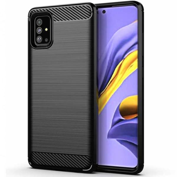 Samsung Galaxy A71 Shockproof Shell SlimCarbon
