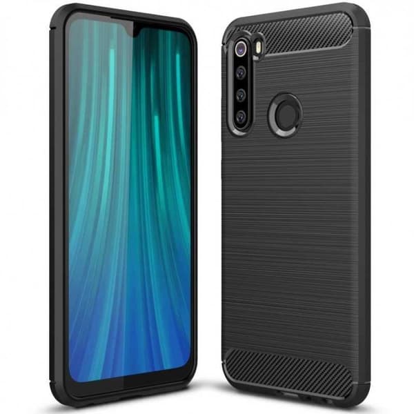 Xiaomi Redmi Note 8 Stöttåligt Skal SlimCarbon