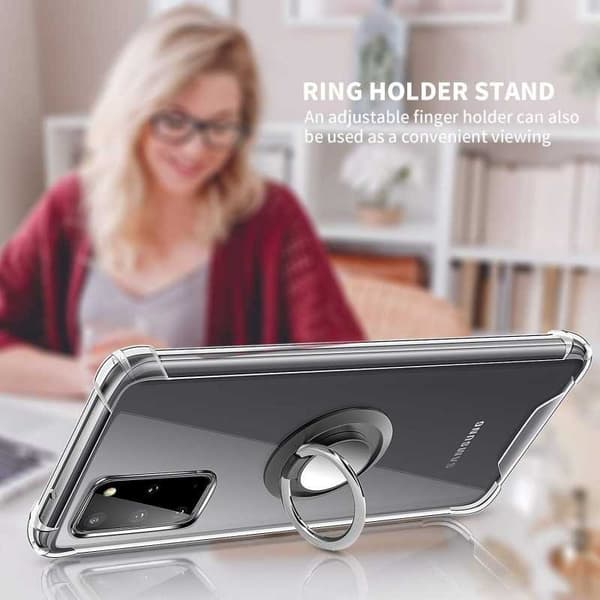 Samsung Galaxy S20 Plus Stöttåligt Skal med Ringhållare Fresh