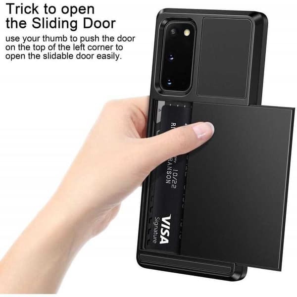 Samsung Galaxy S20 stødsikkert cover med kortrum
