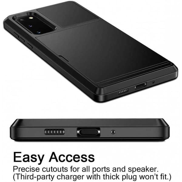 Samsung Galaxy S20 stødsikkert cover med kortrum