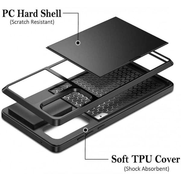 Samsung Galaxy S20 stødsikkert cover med kortrum