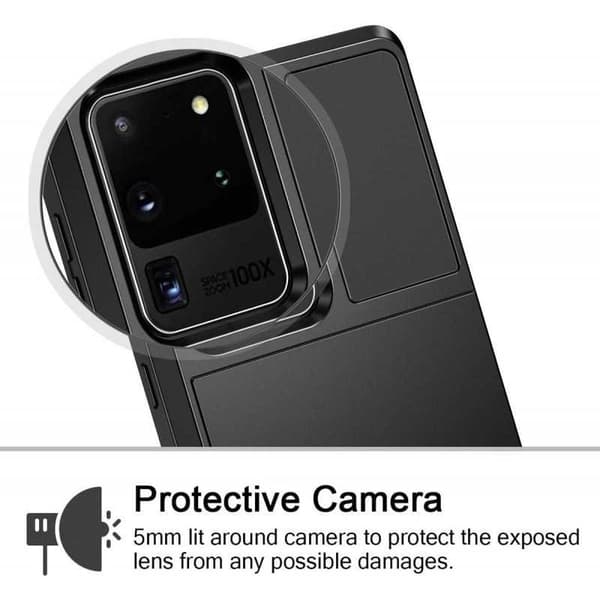 Samsung Galaxy S20 Ultra stødsikkert cover med kortrum