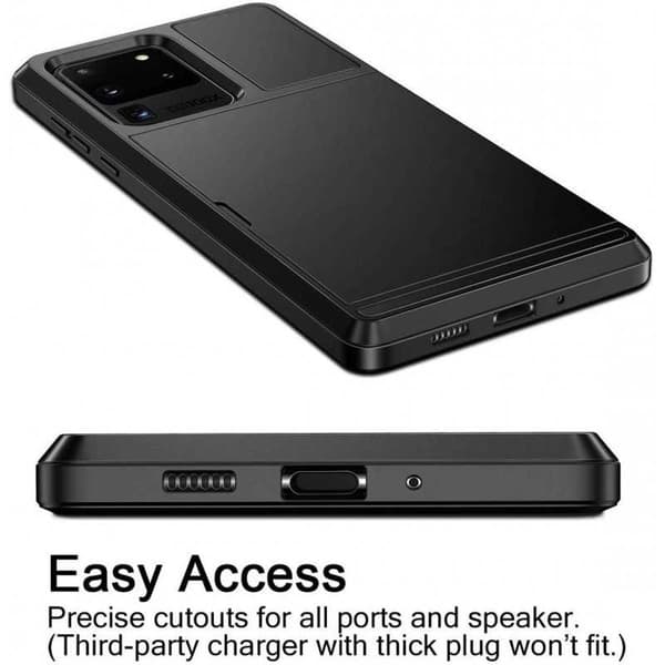 Samsung Galaxy S20 Ultra stødsikkert cover med kortrum