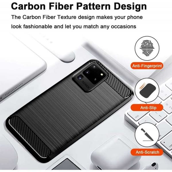 Samsung S20 Ultra Shockproof Shell SlimCarbon