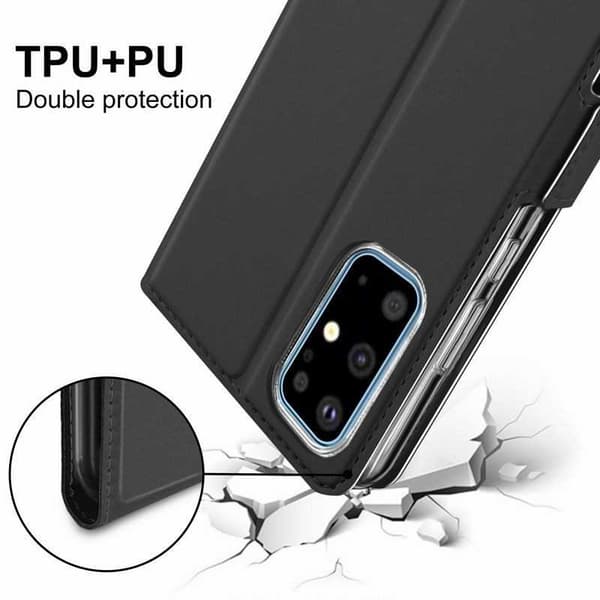 Samsung S20 Plus Flip Case Smooth -korttipaikka