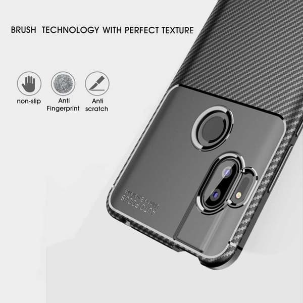 Motorola One Hyper Shockproof FullCarbon V4 Cover