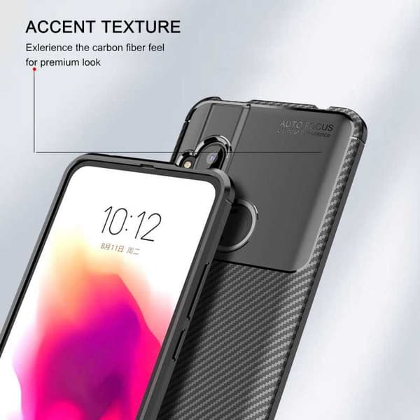 Motorola One Hyper Shockproof FullCarbon V4 Cover