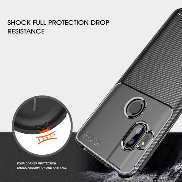 Motorola One Hyper Shockproof FullCarbon V4 Cover
