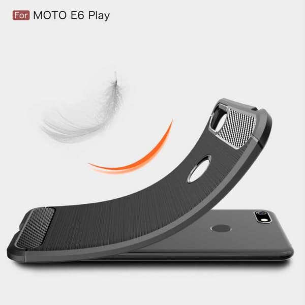 Motorola Moto E6 Play Stöttåligt Skal SlimCarbon