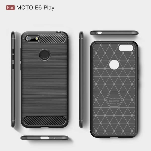 Motorola Moto E6 Play Stöttåligt Skal SlimCarbon