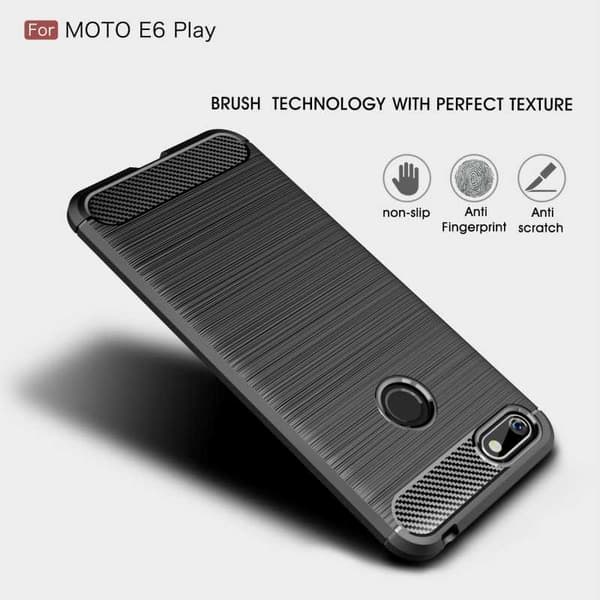 Motorola Moto E6 Play Stöttåligt Skal SlimCarbon