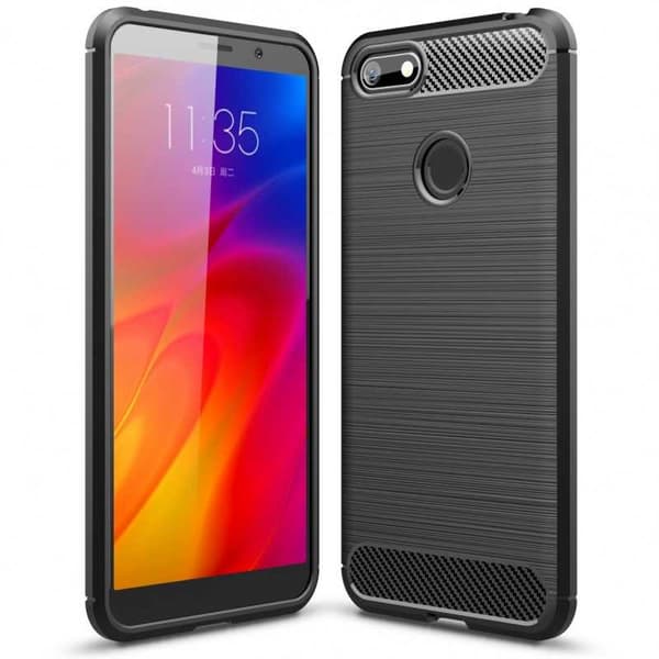 Motorola Moto E6 Play Stöttåligt Skal SlimCarbon