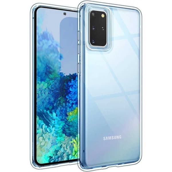 Samsung S20 Plus Stöttåligt Genomskinligt Skal Simple