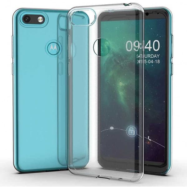 Motorola Moto E6 Play Stødabsorberende Silikone Cover Enkelt