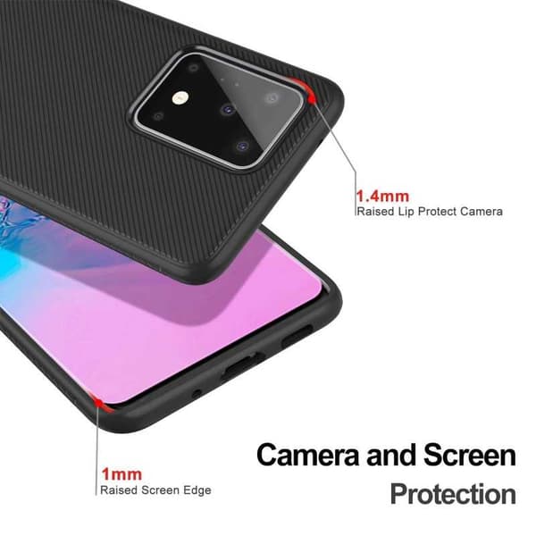 Samsung Galaxy S20 Ultra Stilfuldt stødsikkert cover FullCarbon V3