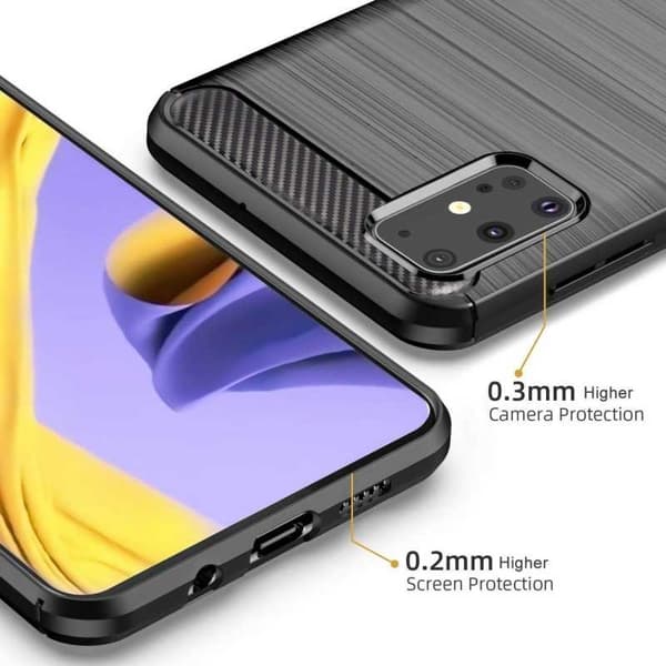 Samsung S20 Plus Stöttåligt Skal SlimCarbon