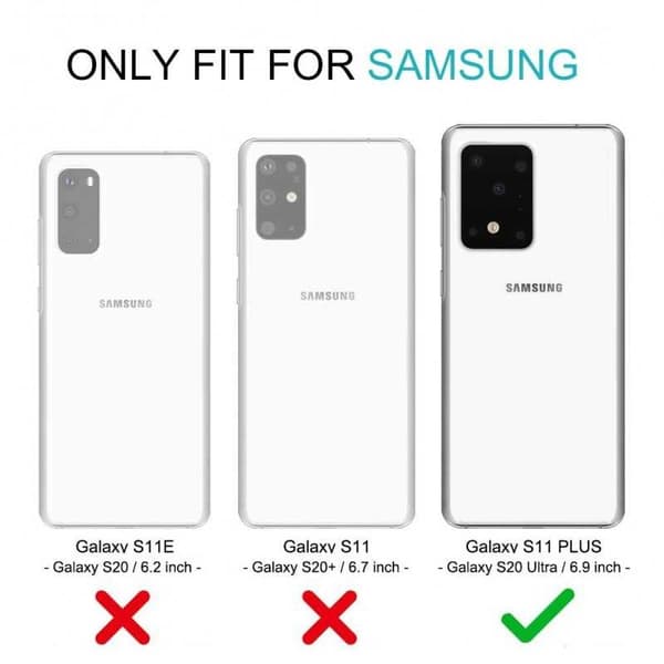 360° fuld dækning og stødabsorberende etui til Samsung S20 Ultra
