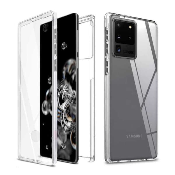 360° fuld dækning og stødabsorberende etui til Samsung S20 Ultra