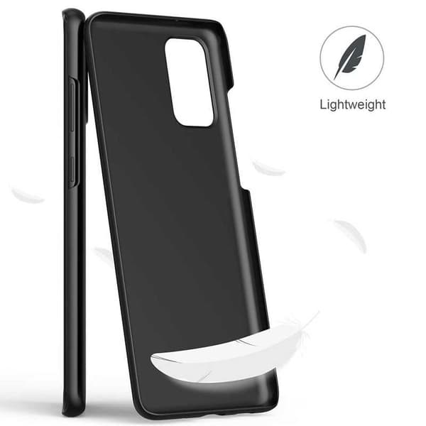 Samsung S20 Ultraohut kumipinnoitettu mattamusta Cover Basic V2