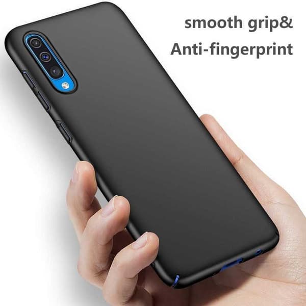 Samsung A50 Ultratunt Mattsvart Skal Basic V2