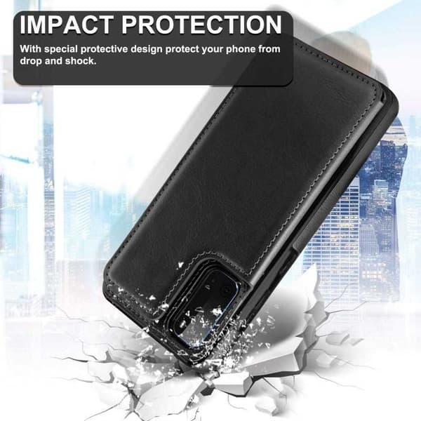 Samsung S20 Shockproof Cover Card Holder 3-SLOT Flippr