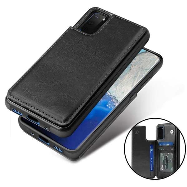 Samsung S20 Shockproof Cover Card Holder 3-SLOT Flippr