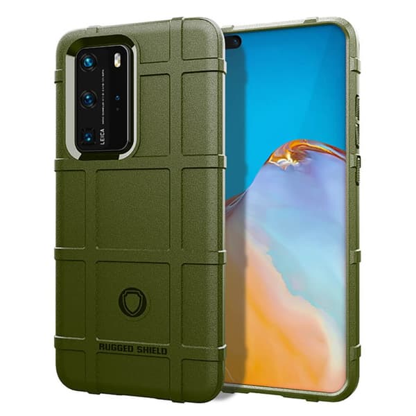 Rugged Shield cover til Huawei P40 Pro (ELS-AN00) : farve - grøn