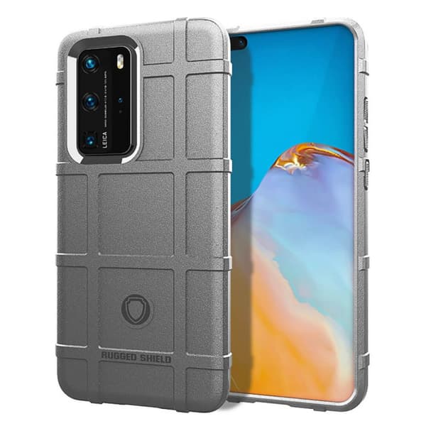 Rugged Shield cover til Huawei P40 Pro (ELS-AN00) : farve - Grå