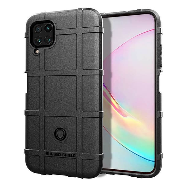 Rugged Shield cover til Huawei P40 Lite (JNY-L21A) : farve - sort